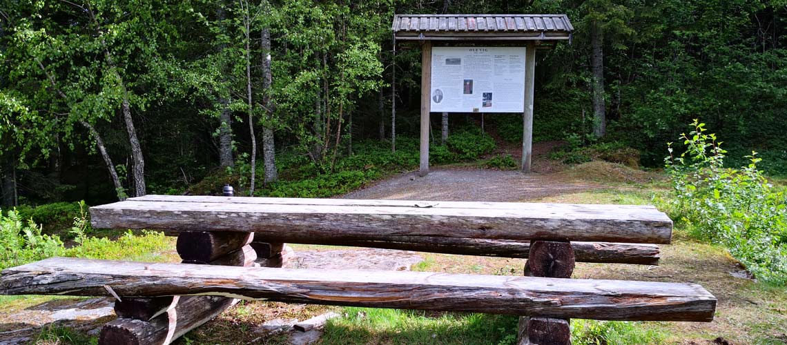 Vikmarken Husmannsplass, Ole Vig Bauta
